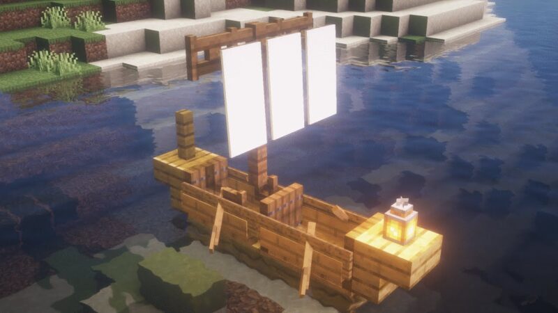 łódka w Minecraft