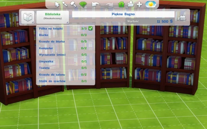 siatka w The Sims 4